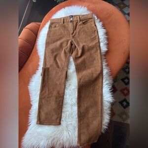Brand New Gap Boys Corduroy Caramel  Pants Size 16